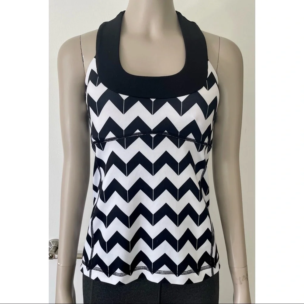 Lululemon Chevron Arrow Scoop Neck Tank